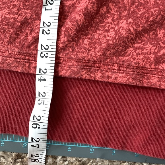 Athleta Rustic Sundown Alliance Hoodie Floral Print Hooded Sweatshirt size M - Picture 11 of 11